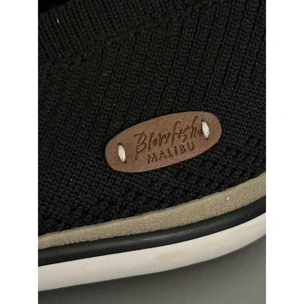 Blowfish Malibu‎ Women's Ez Does It Black Knit Ballet Flats Shoes Size 9.5